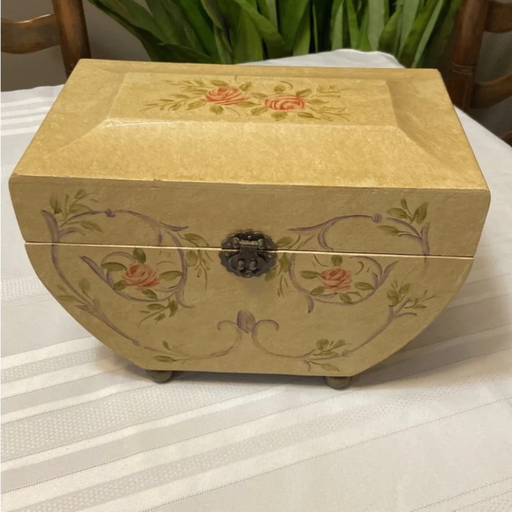 REDUCED Decorative Home Decor Vintage Inspired Storage Box